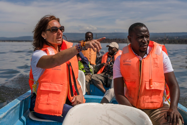 Boat ride on Lake Naivasha